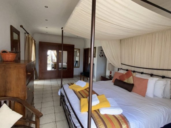 Whispering Palms Lanzarote four poster bed