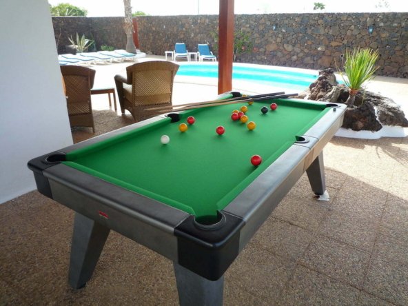 Villa Mayo - Lanzarote - Snooker Table - Terrace Area