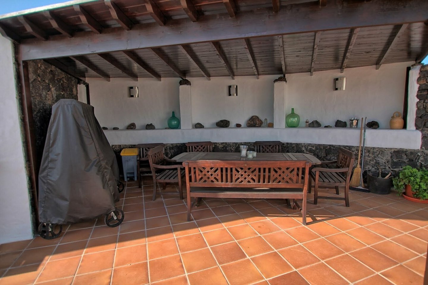 Villa Olivina - Lanzarote - Alfresco Outdoor Dining Area
