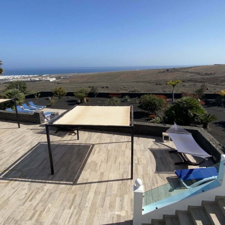 Villa Palacete - 9 Bedrooms - Lanzarote - terrace-garden-view