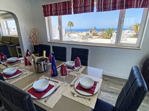 Villa Jessica - Dining Area with Lovely Sea Views